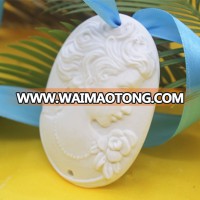 OEM customized aroma clay diffuser perfume fragrance air freshener scented ceramic stone